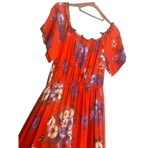 Band of Gypsies- Flowy Floral Maxi dress-size Small - Picture 2 of 7